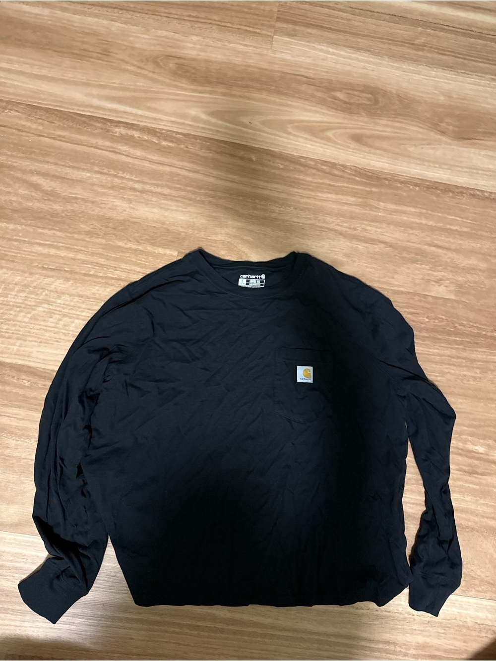 Carhartt Women’s Long-Sleeve Pocket T-Shirt - Black